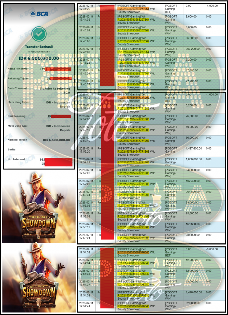 PELITATOTO JACKPOT PGSOFT Gaming ”Wild Bounty Showdown” ‌‌‌‌‌‌‌‏Rp 6,500,000,- LUNAS